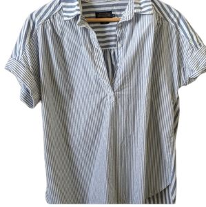 PENDLETON striped blue cotton top